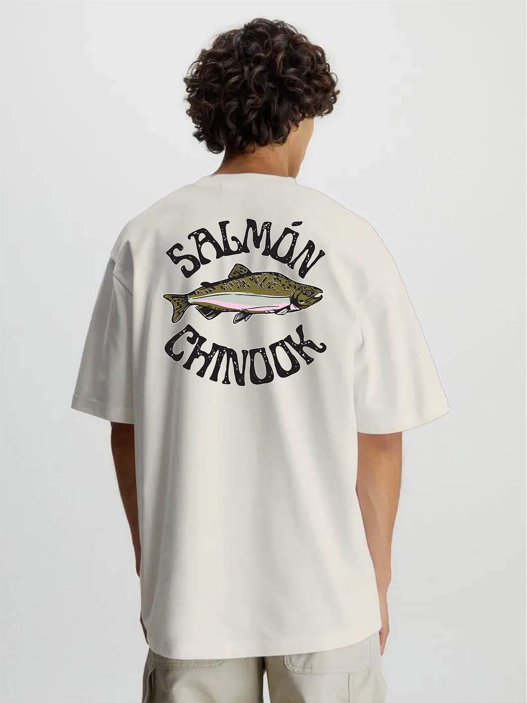 Polera Manga Corta Salmon Chinook A