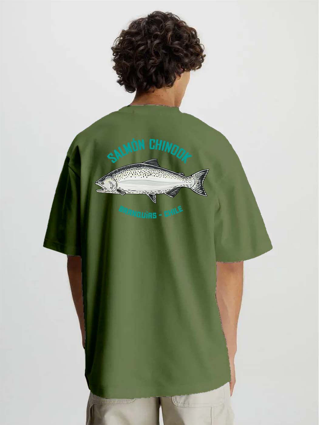 Polera Manga Corta Salmon Chinook B