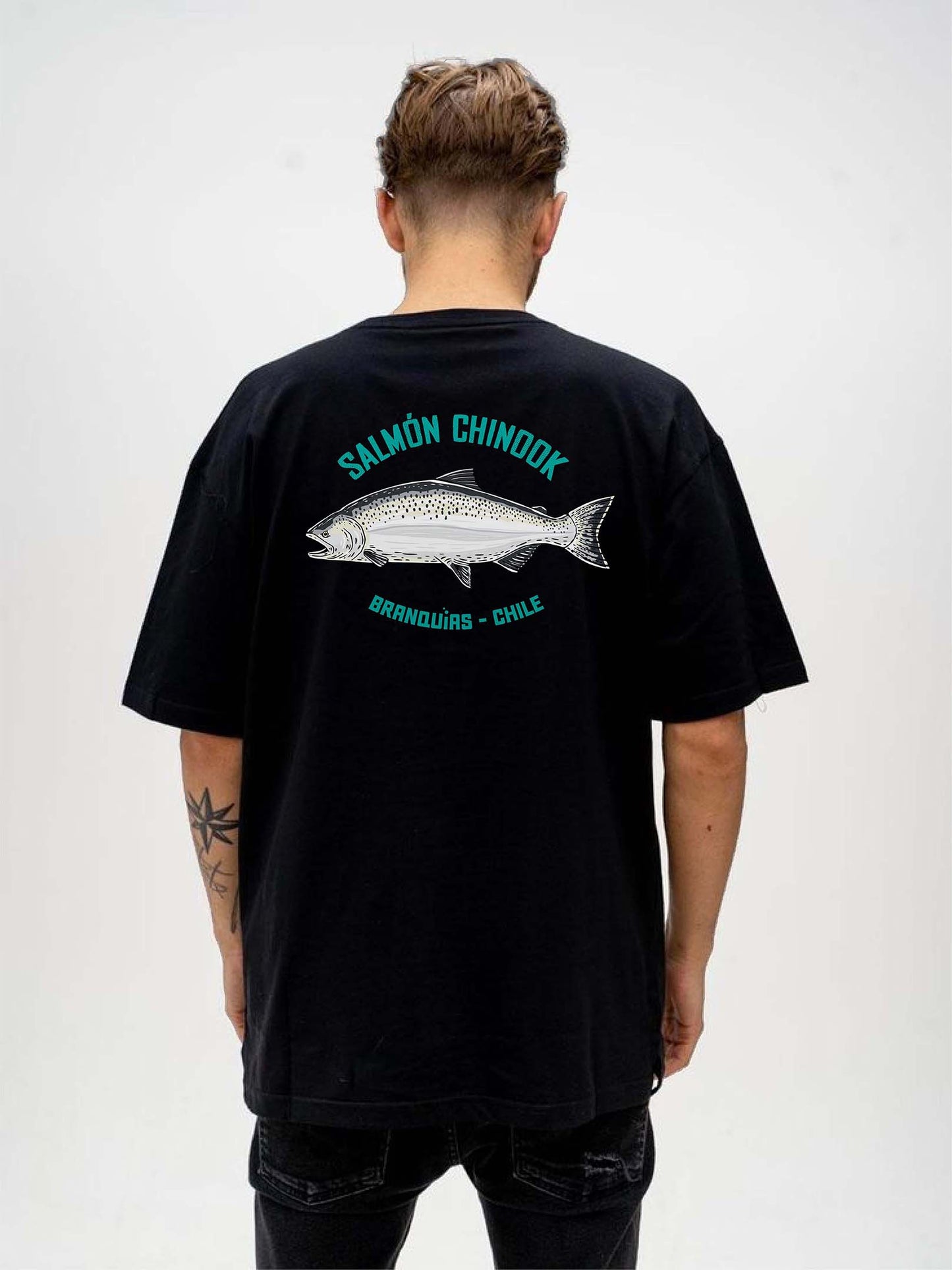 Polera Manga Corta Salmon Chinook B